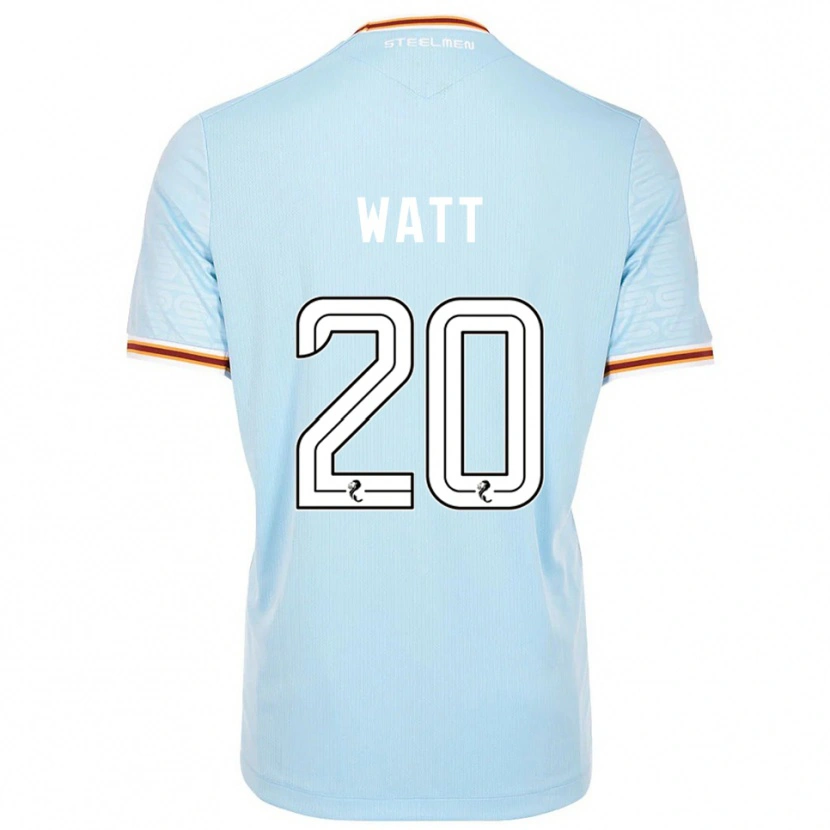 Danxen Kvinnor Elliot Watt #20 Himmelsblå Bortatröja Matchtröjor 2025/26 Tröjor T-Tröja