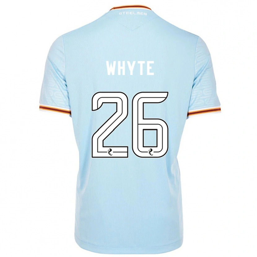 Danxen Kvinnor Olly Whyte #26 Himmelsblå Bortatröja Matchtröjor 2025/26 Tröjor T-Tröja