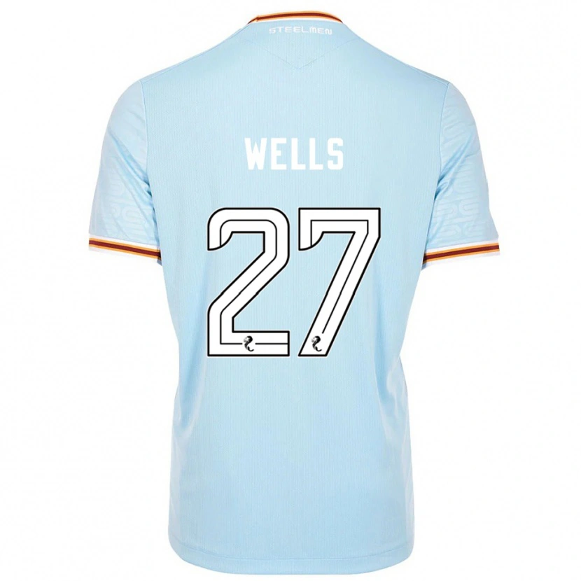 Danxen Kvinnor Dylan Wells #27 Himmelsblå Bortatröja Matchtröjor 2025/26 Tröjor T-Tröja