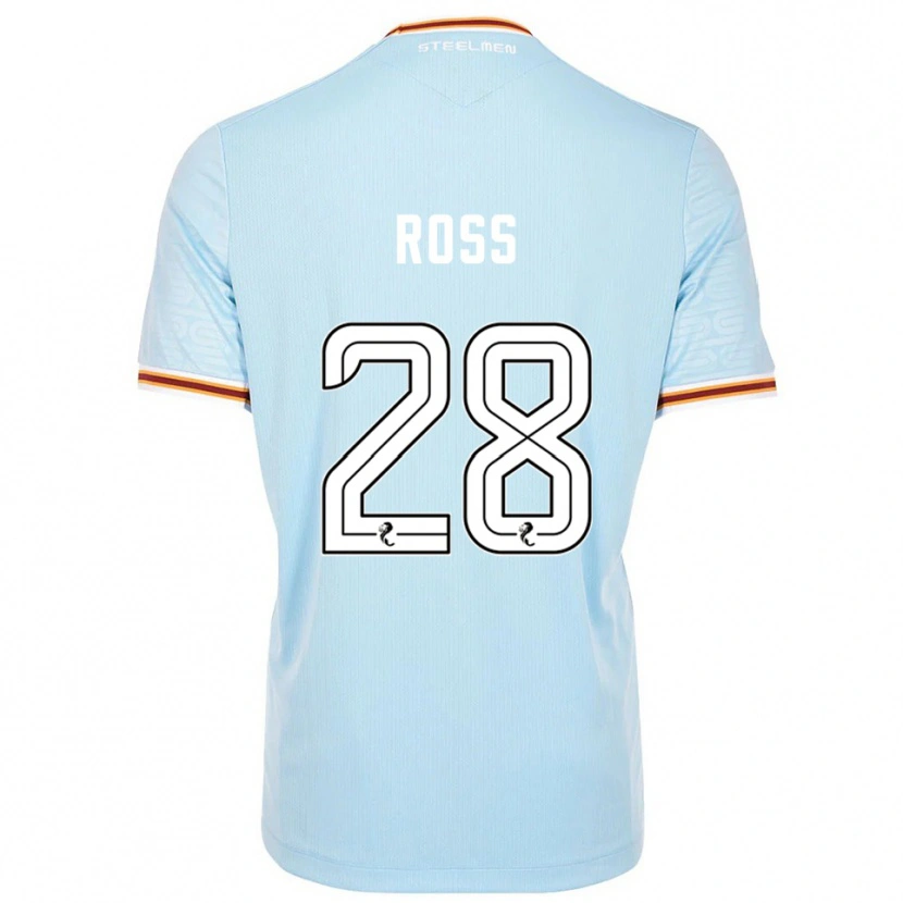 Danxen Kvinnor Luca Ross #28 Himmelsblå Bortatröja Matchtröjor 2025/26 Tröjor T-Tröja