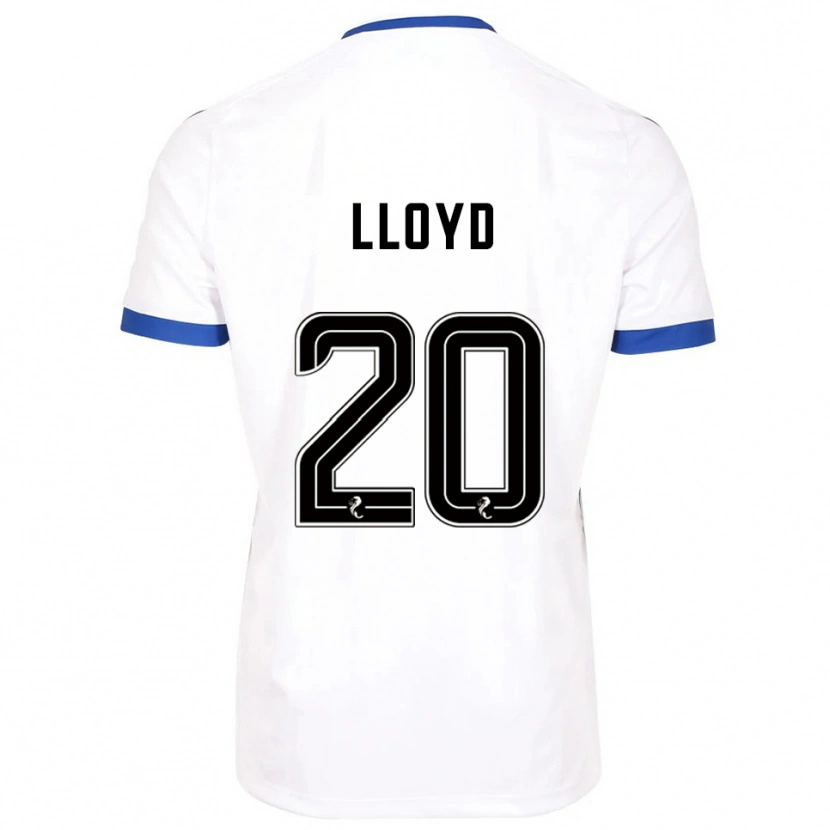 Danxen Kvinnor Louis Lloyd #20 Vit Blå Bortatröja Matchtröjor 2025/26 Tröjor T-Tröja