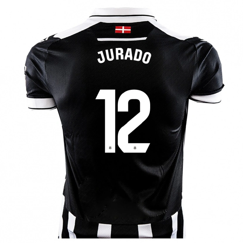 Danxen Barn Marc Jurado #12 Svart Vit Hemmatröja Matchtröjor 2025/26 Tröjor T-Tröja