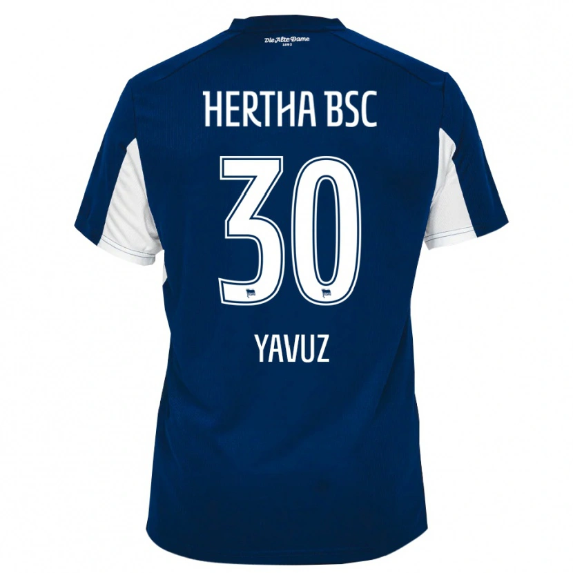 Danxen Barn Senanur Yavuz #30 Vit Blå Hemmatröja Matchtröjor 2025/26 Tröjor T-Tröja