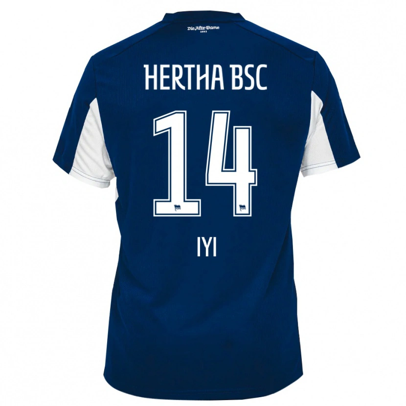 Danxen Barn Aisosa Iyi #14 Vit Blå Hemmatröja Matchtröjor 2025/26 Tröjor T-Tröja