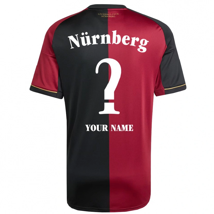 Danxen Barn Ditt Namn #0 Vinröd Svart Hemmatröja Matchtröjor 2025/26 Tröjor T-Tröja