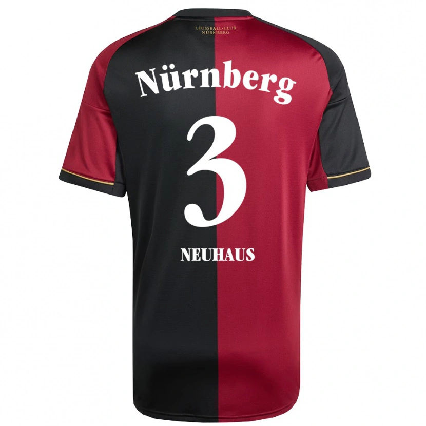 Danxen Barn Tim Neuhaus #3 Vinröd Svart Hemmatröja Matchtröjor 2025/26 Tröjor T-Tröja