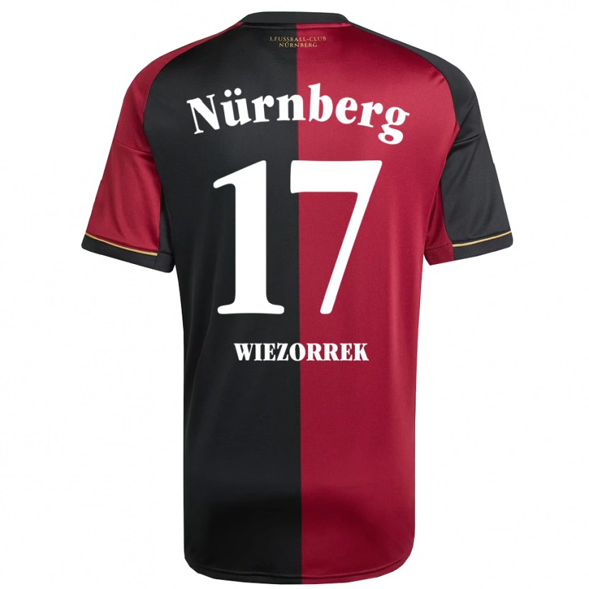 Danxen Barn Moritz Wiezorrek #17 Vinröd Svart Hemmatröja Matchtröjor 2025/26 Tröjor T-Tröja