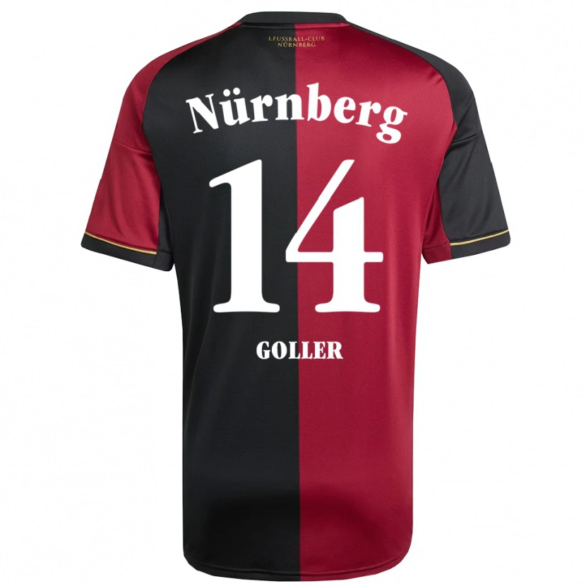 Danxen Barn Benjamin Goller #14 Vinröd Svart Hemmatröja Matchtröjor 2025/26 Tröjor T-Tröja