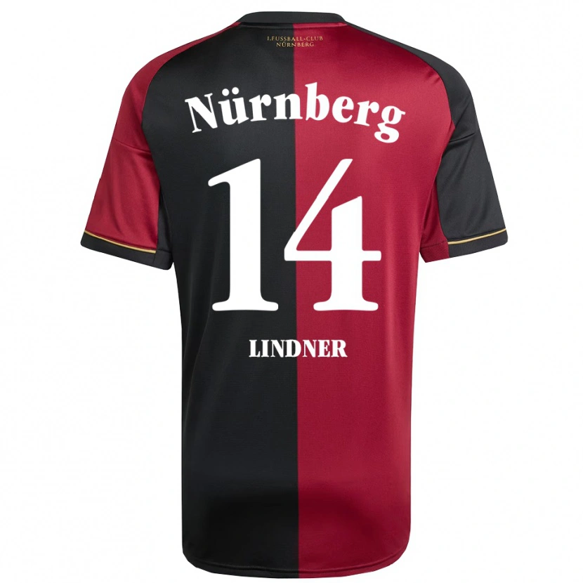 Danxen Barn Marlene Lindner #14 Vinröd Svart Hemmatröja Matchtröjor 2025/26 Tröjor T-Tröja