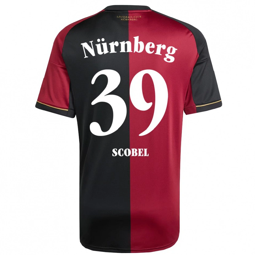 Danxen Barn Piet Scobel #39 Vinröd Svart Hemmatröja Matchtröjor 2025/26 Tröjor T-Tröja