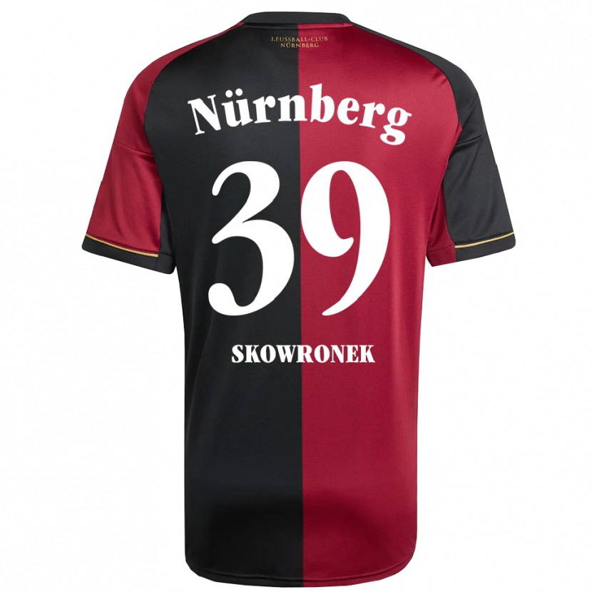 Danxen Barn Joel Skowronek #39 Vinröd Svart Hemmatröja Matchtröjor 2025/26 Tröjor T-Tröja