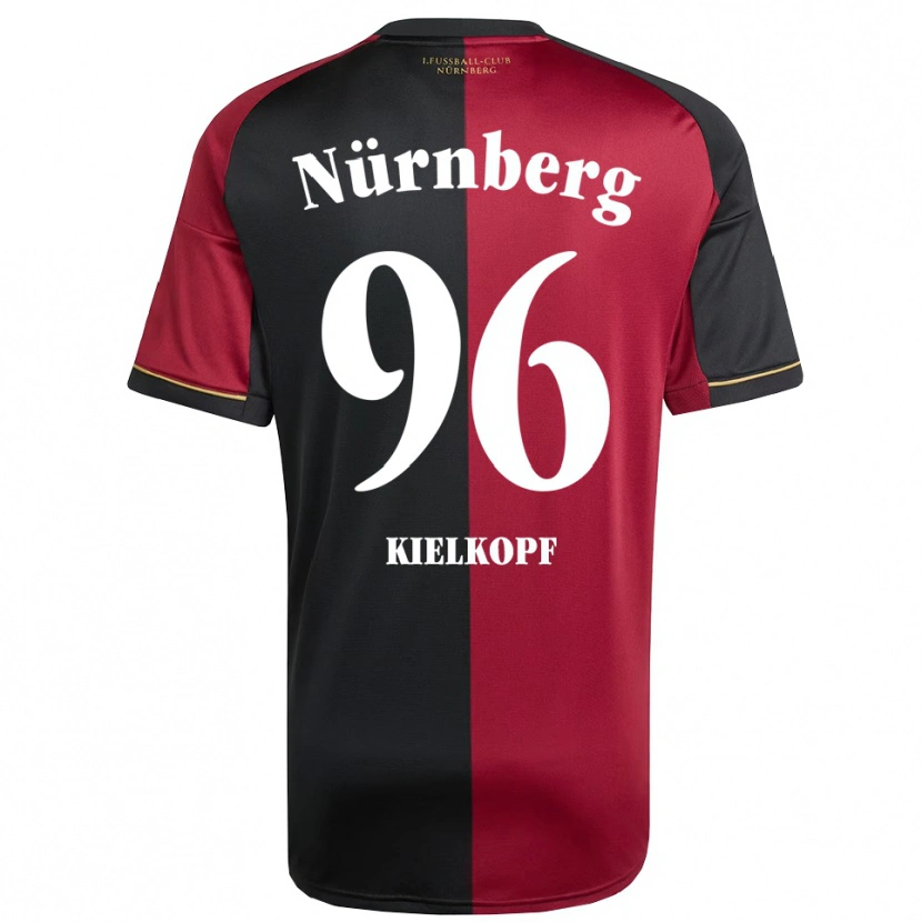 Danxen Barn Felix Kielkopf #96 Vinröd Svart Hemmatröja Matchtröjor 2025/26 Tröjor T-Tröja