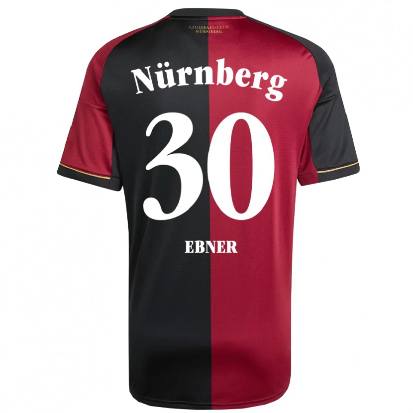 Danxen Barn Gil Ebner #30 Vinröd Svart Hemmatröja Matchtröjor 2025/26 Tröjor T-Tröja