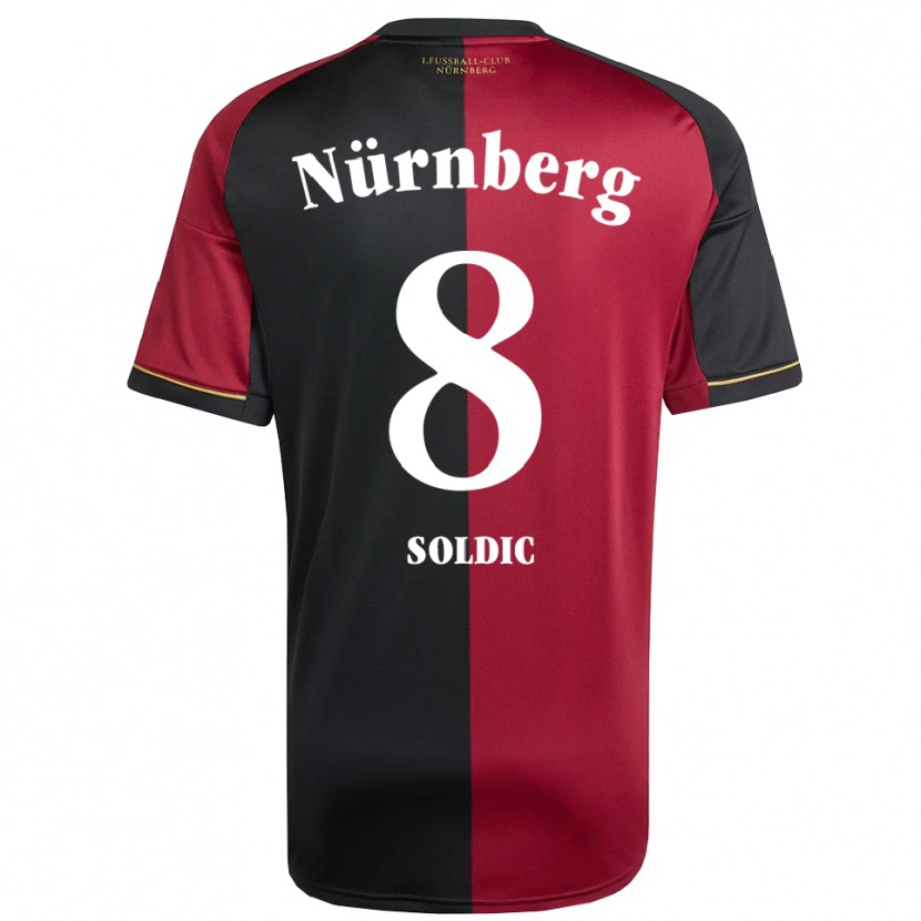 Danxen Barn Marko Soldic #8 Vinröd Svart Hemmatröja Matchtröjor 2025/26 Tröjor T-Tröja