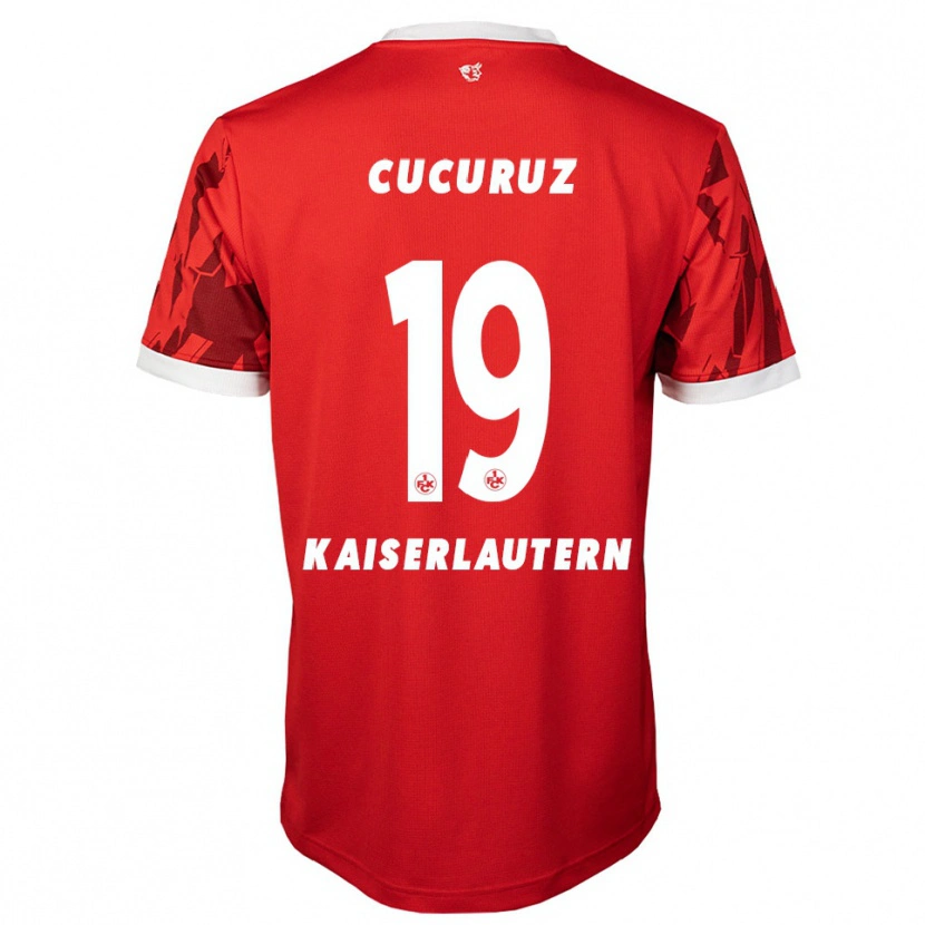 Danxen Barn Nichita Cucuruz #19 Röd Vit Hemmatröja Matchtröjor 2025/26 Tröjor T-Tröja