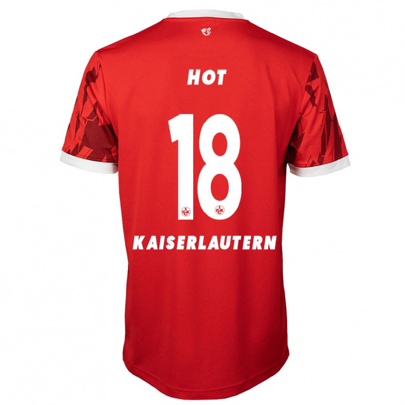 Danxen Barn Ozan Hot #18 Röd Vit Hemmatröja Matchtröjor 2025/26 Tröjor T-Tröja