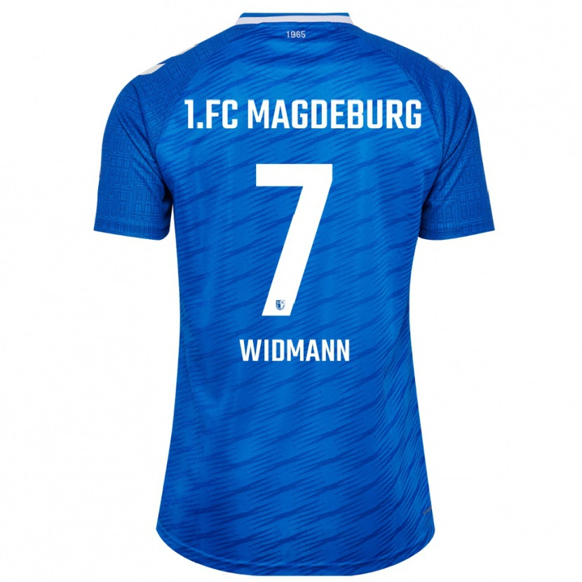 Danxen Barn Elisio Widmann #7 Blå Vit Hemmatröja Matchtröjor 2025/26 Tröjor T-Tröja