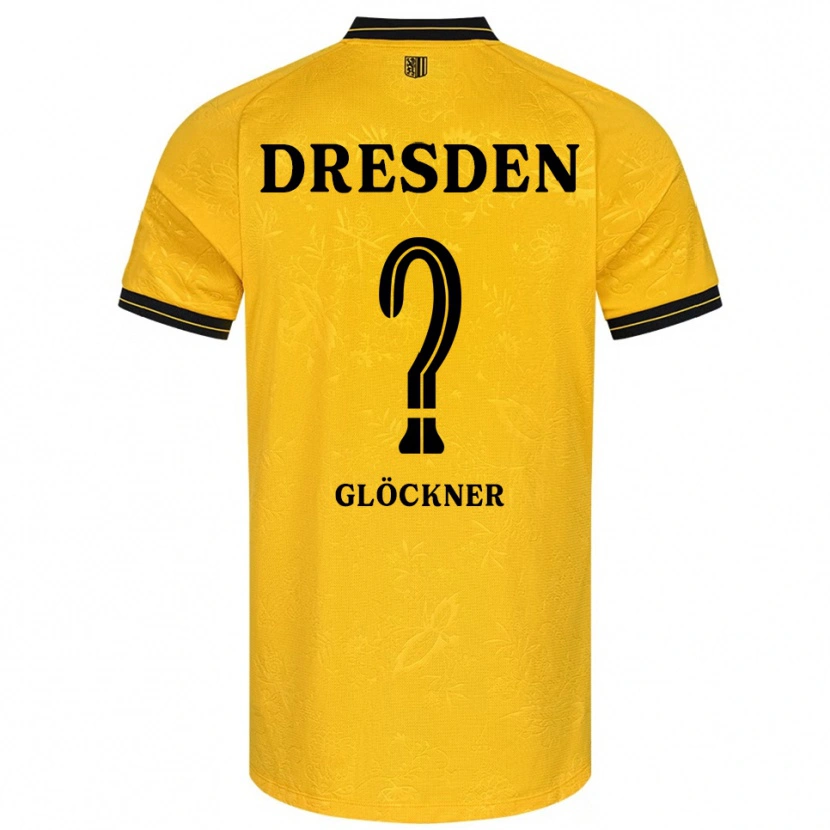 Danxen Barn Patricia Glöckner #0 Gul Svart Hemmatröja Matchtröjor 2025/26 Tröjor T-Tröja