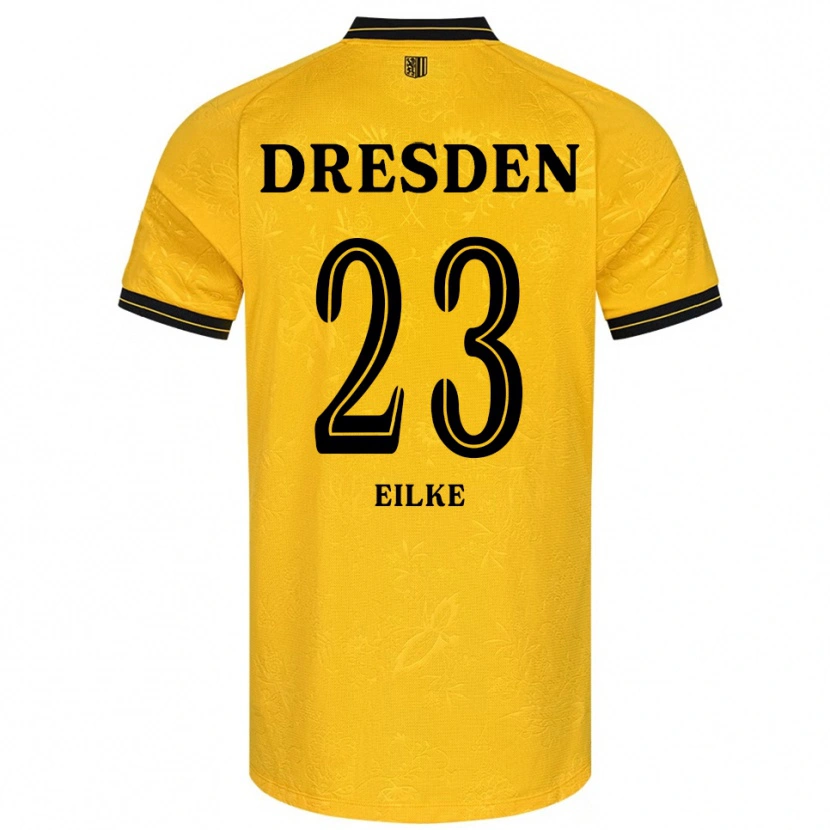 Danxen Barn Lennox Eilke #23 Gul Svart Hemmatröja Matchtröjor 2025/26 Tröjor T-Tröja