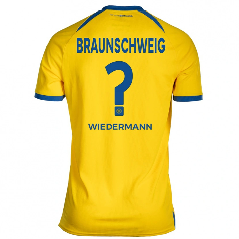 Danxen Barn Victoria Wiedermann #0 Gul Blå Hemmatröja Matchtröjor 2025/26 Tröjor T-Tröja