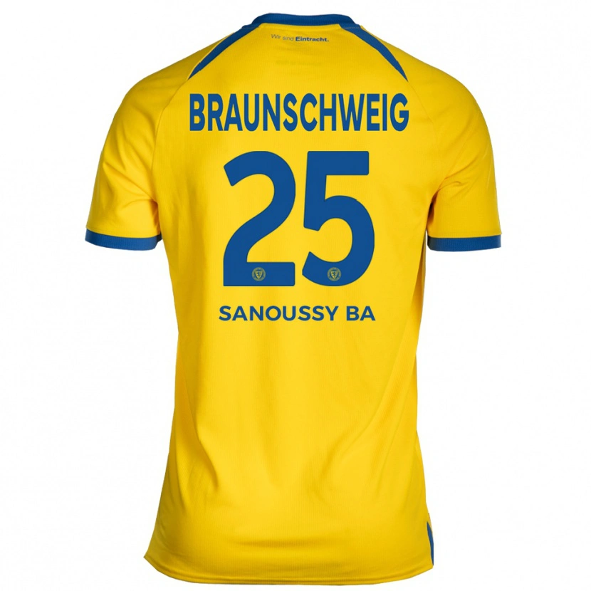 Danxen Barn Sanoussy Ba #25 Gul Blå Hemmatröja Matchtröjor 2025/26 Tröjor T-Tröja