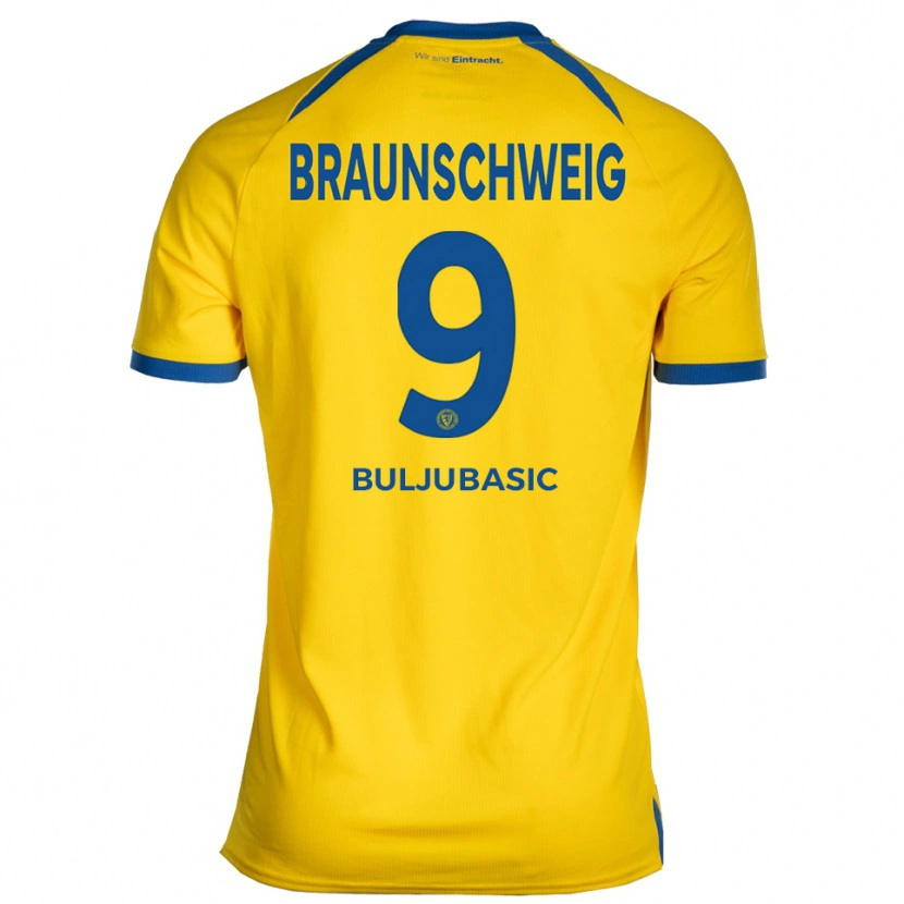 Danxen Barn Amer Buljubasic #9 Gul Blå Hemmatröja Matchtröjor 2025/26 Tröjor T-Tröja