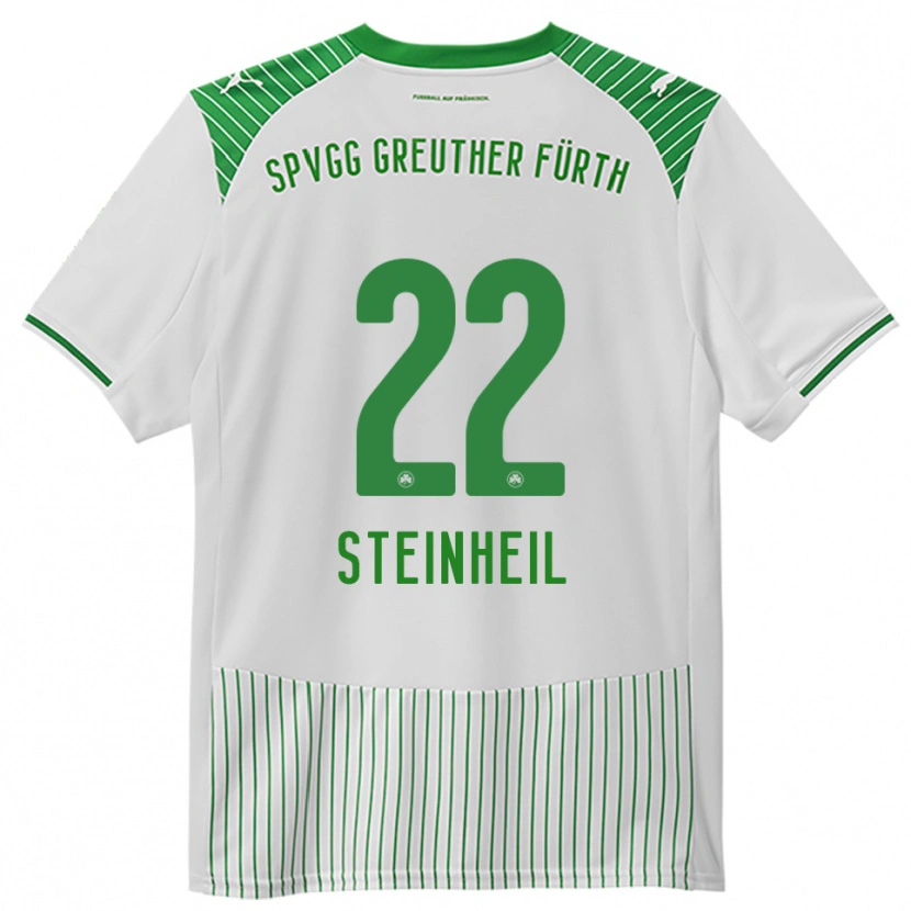 Danxen Barn Melvin Steinheil #22 Vit Grön Hemmatröja Matchtröjor 2025/26 Tröjor T-Tröja