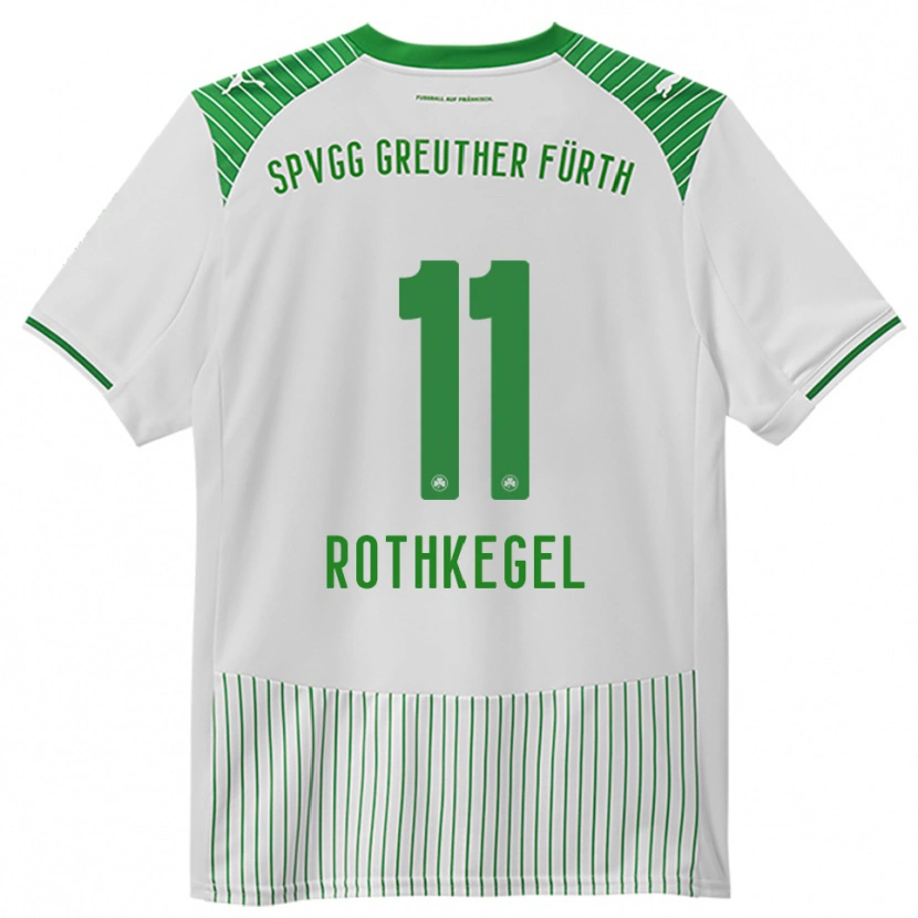 Danxen Barn Henri Rothkegel #11 Vit Grön Hemmatröja Matchtröjor 2025/26 Tröjor T-Tröja