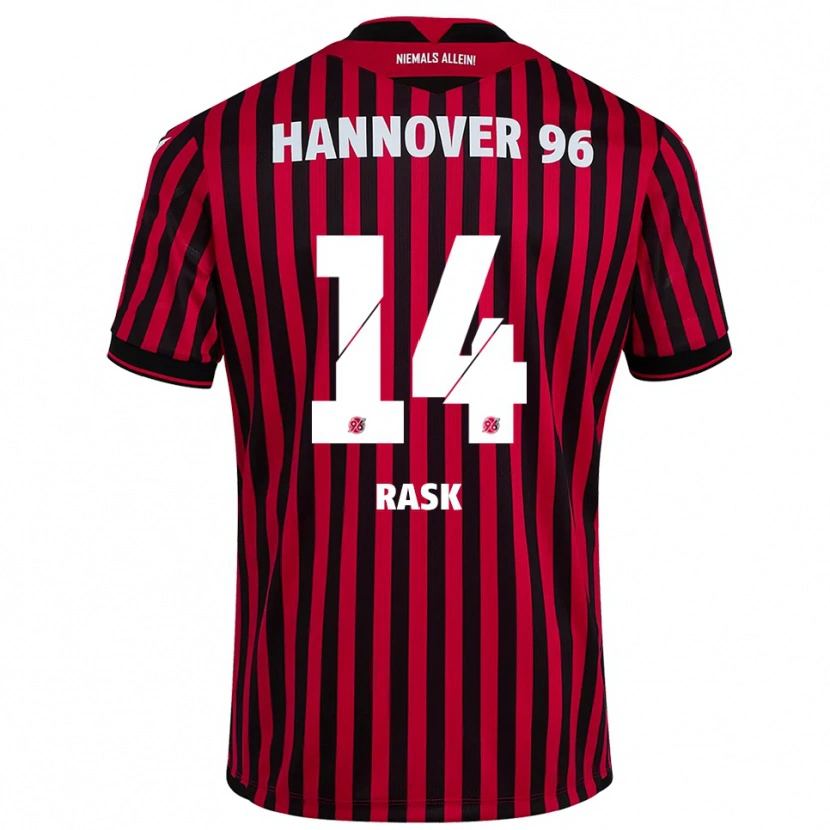 Danxen Barn Peter Rask #14 Röd Svart Hemmatröja Matchtröjor 2025/26 Tröjor T-Tröja