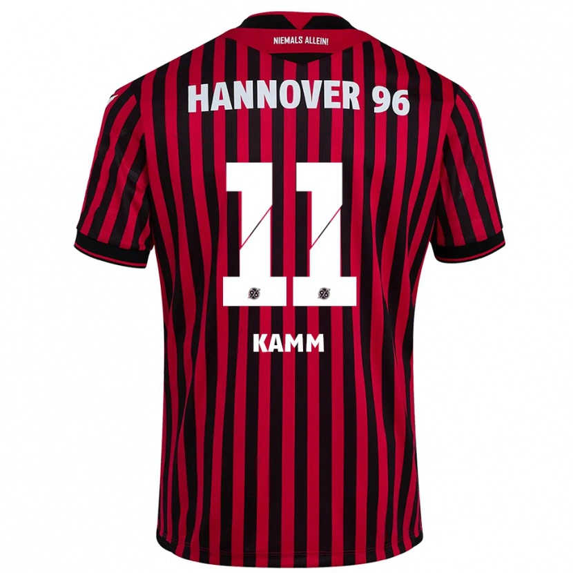 Danxen Barn Jannis Kamm #11 Röd Svart Hemmatröja Matchtröjor 2025/26 Tröjor T-Tröja