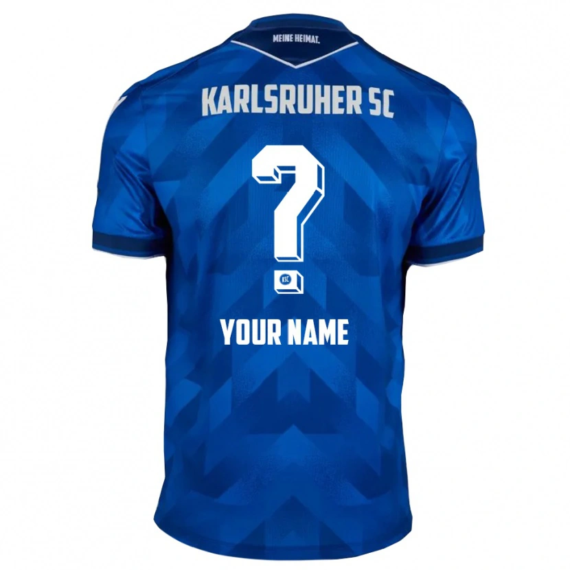 Danxen Barn Ditt Namn #0 Blå Vit Hemmatröja Matchtröjor 2025/26 Tröjor T-Tröja