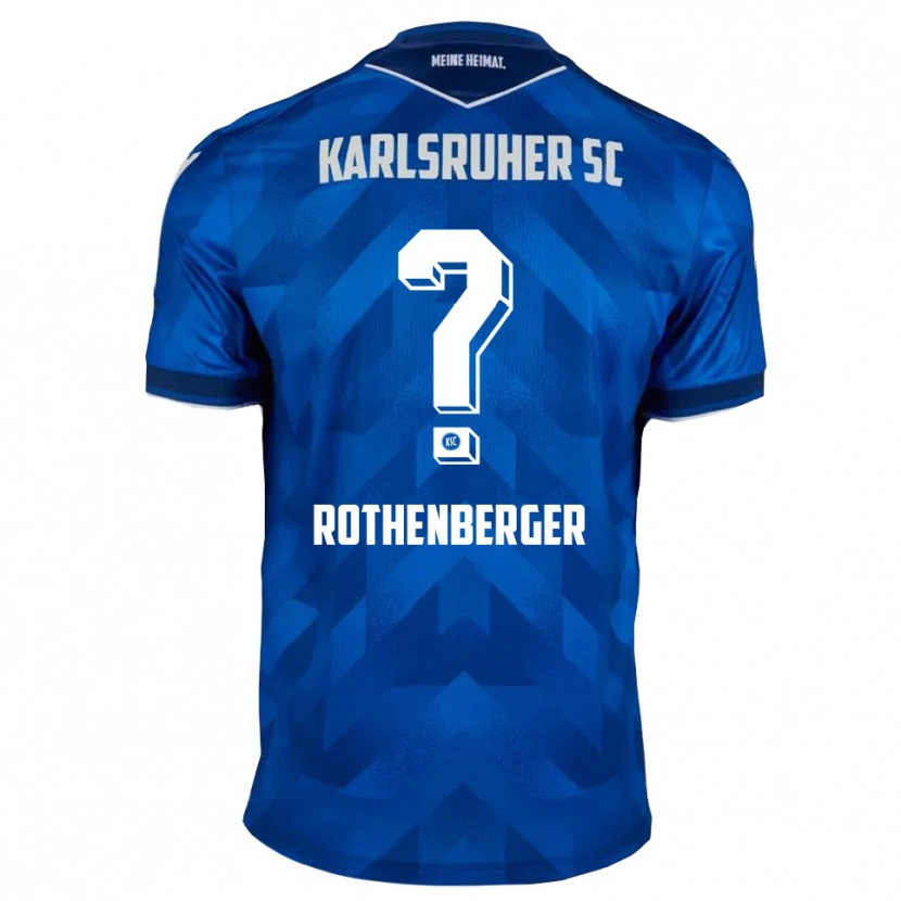Danxen Barn Paulina Rothenberger #0 Blå Vit Hemmatröja Matchtröjor 2025/26 Tröjor T-Tröja
