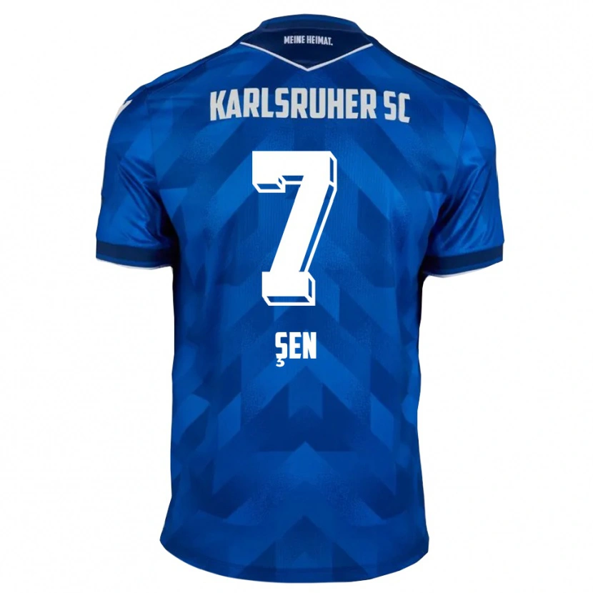 Danxen Barn Metin Şen #7 Blå Vit Hemmatröja Matchtröjor 2025/26 Tröjor T-Tröja