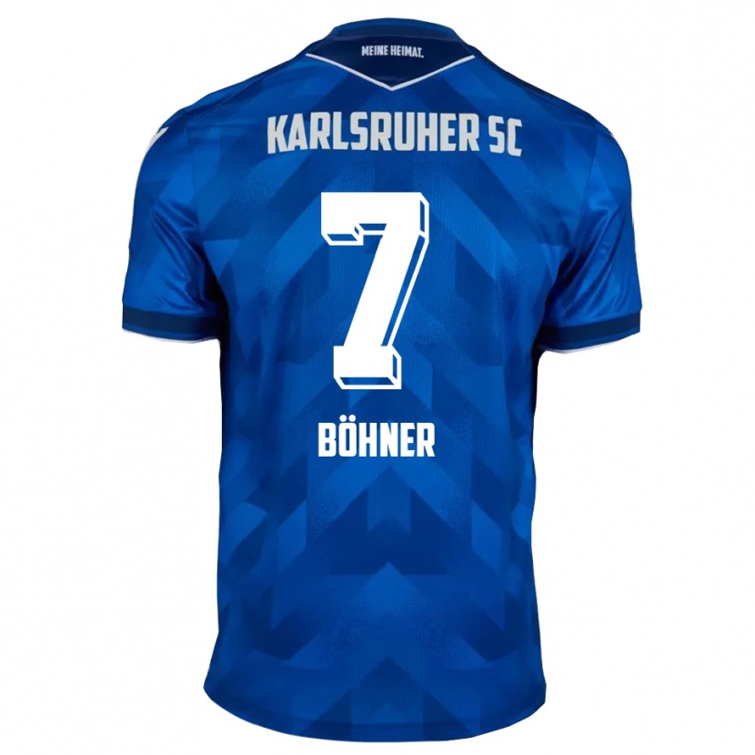 Danxen Barn Alexander Böhner #7 Blå Vit Hemmatröja Matchtröjor 2025/26 Tröjor T-Tröja