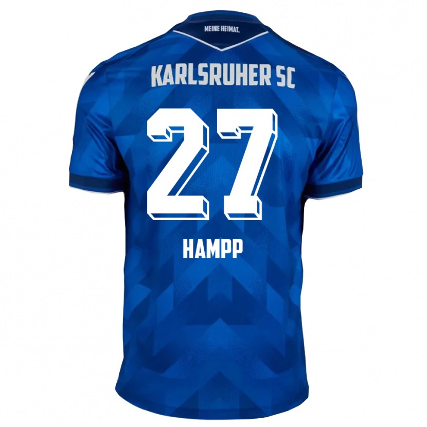 Danxen Barn Noah Hampp #27 Blå Vit Hemmatröja Matchtröjor 2025/26 Tröjor T-Tröja