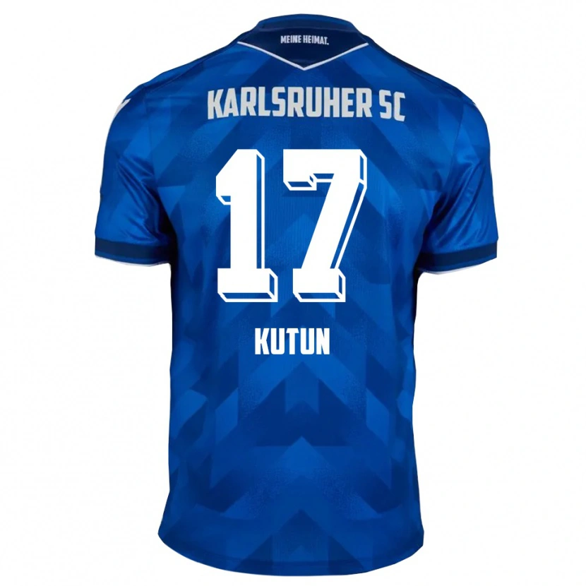 Danxen Barn Yusuf Kutun #17 Blå Vit Hemmatröja Matchtröjor 2025/26 Tröjor T-Tröja