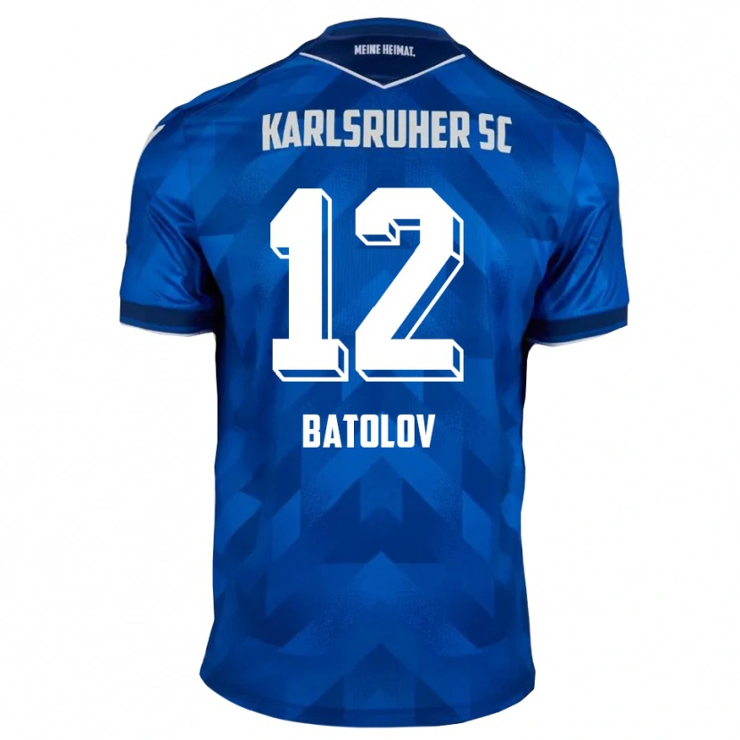 Danxen Barn Leon Batolov #12 Blå Vit Hemmatröja Matchtröjor 2025/26 Tröjor T-Tröja