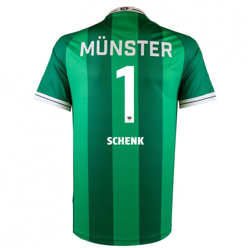 Danxen Barn Johannes Schenk #1 Grön Vit Hemmatröja Matchtröjor 2025/26 Tröjor T-Tröja