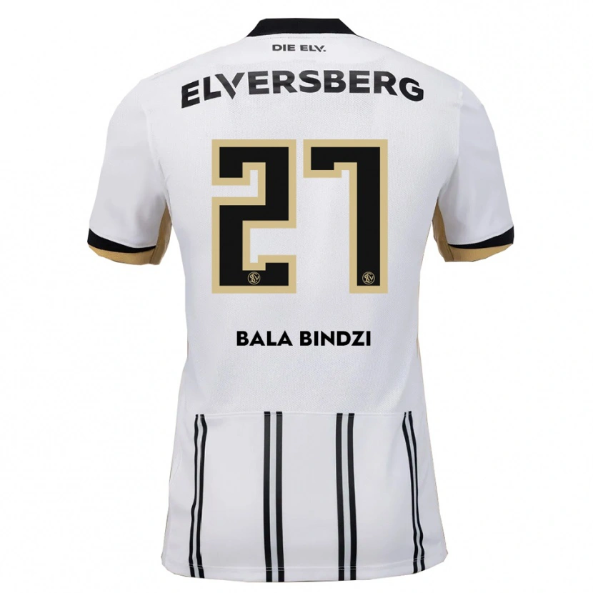 Danxen Barn Corneille Bala Bindzi #27 Vit Svart Hemmatröja Matchtröjor 2025/26 Tröjor T-Tröja