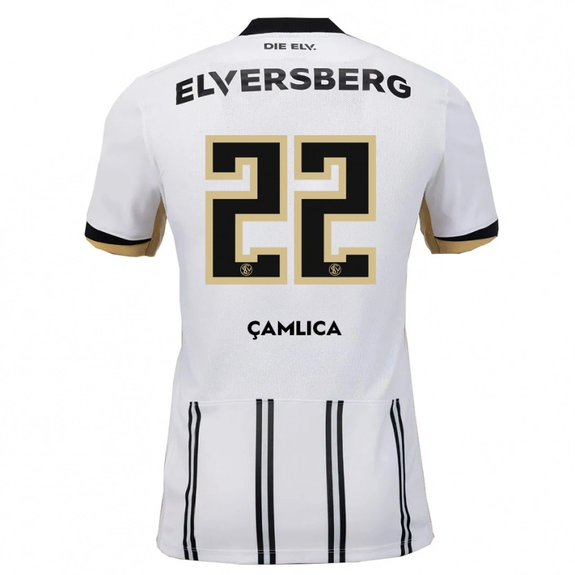 Danxen Barn Can Çamlica #22 Vit Svart Hemmatröja Matchtröjor 2025/26 Tröjor T-Tröja