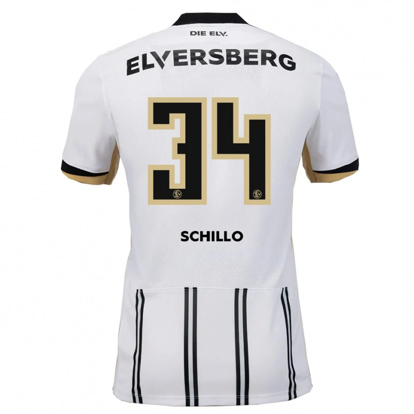 Danxen Barn Hannah Schillo #34 Vit Svart Hemmatröja Matchtröjor 2025/26 Tröjor T-Tröja