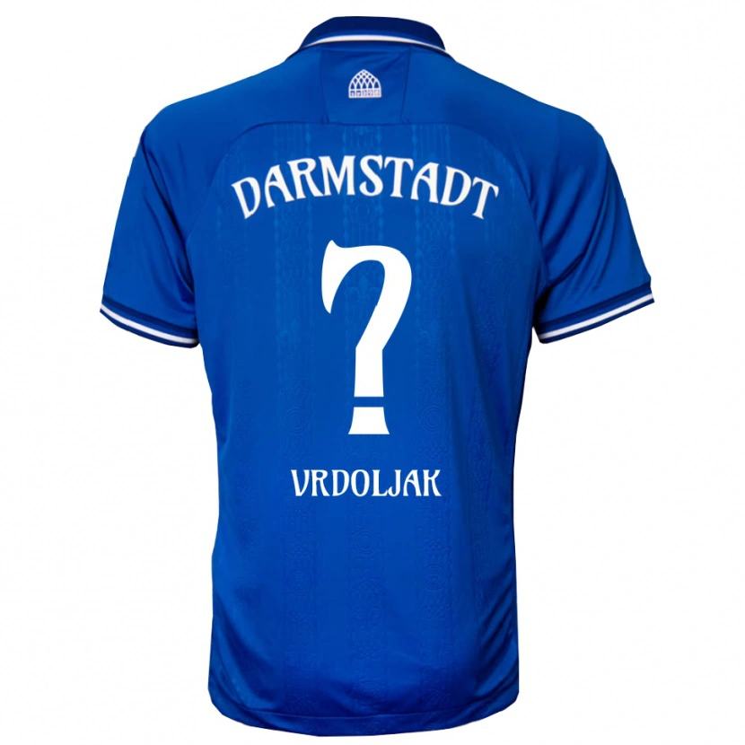 Danxen Barn Tomislav Vrdoljak #0 Blå Vit Hemmatröja Matchtröjor 2025/26 Tröjor T-Tröja