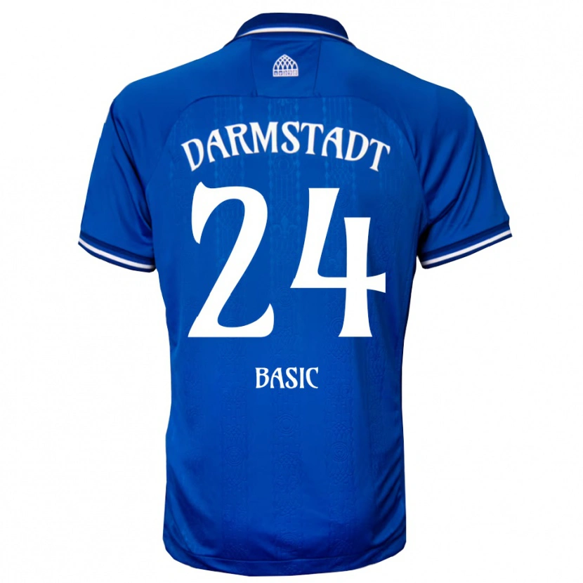Danxen Barn Benjamin Basic #24 Blå Vit Hemmatröja Matchtröjor 2025/26 Tröjor T-Tröja