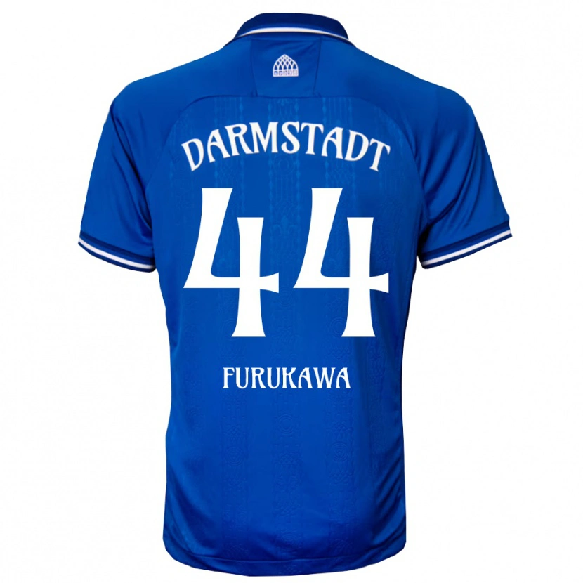 Danxen Barn Yosuke Furukawa #44 Blå Vit Hemmatröja Matchtröjor 2025/26 Tröjor T-Tröja