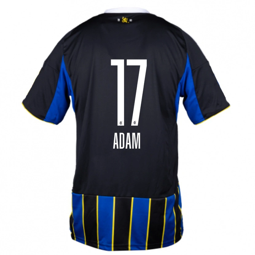 Danxen Barn Maximilian Adam #17 Blå Svart Gul Hemmatröja Matchtröjor 2025/26 Tröjor T-Tröja