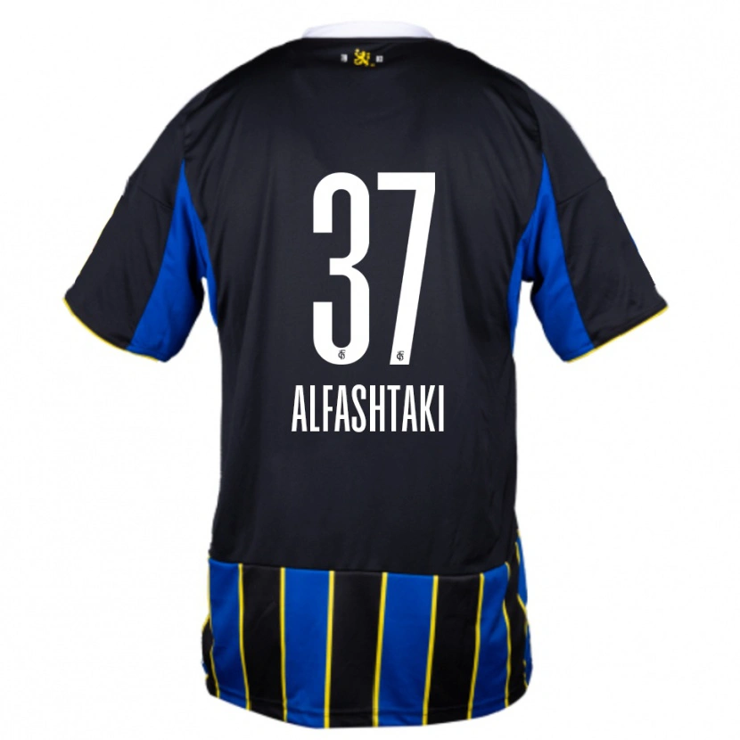 Danxen Barn Odey Alfashtaki #37 Blå Svart Gul Hemmatröja Matchtröjor 2025/26 Tröjor T-Tröja
