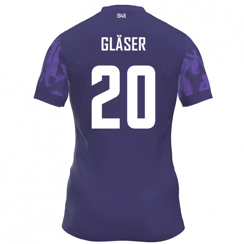 Danxen Barn Philipp Gläser #20 Lila Vit Hemmatröja Matchtröjor 2025/26 Tröjor T-Tröja
