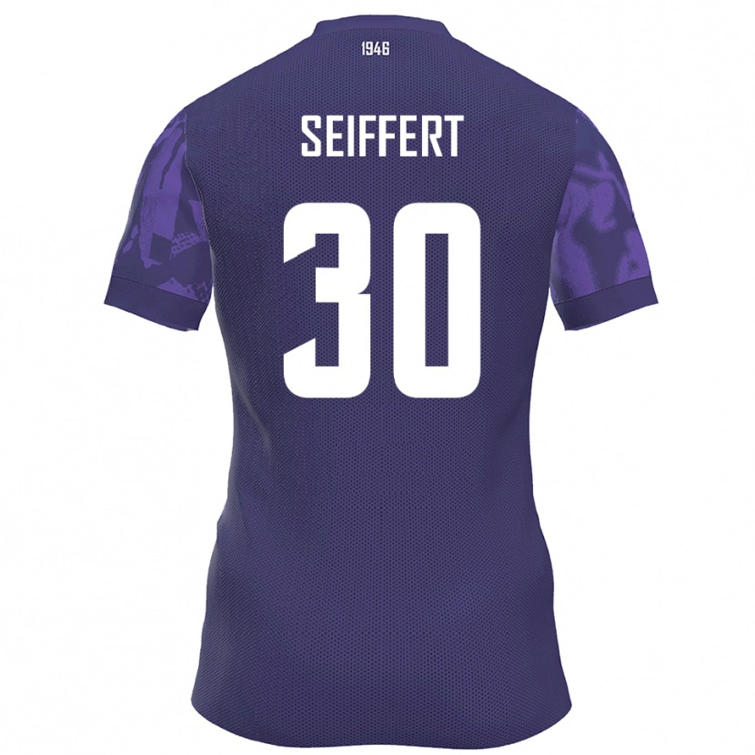 Danxen Barn Moritz Seiffert #30 Lila Vit Hemmatröja Matchtröjor 2025/26 Tröjor T-Tröja