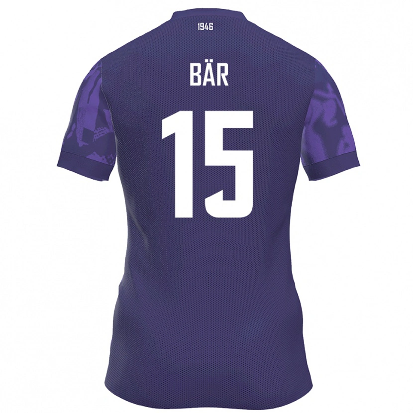 Danxen Barn Marcel Bär #15 Lila Vit Hemmatröja Matchtröjor 2025/26 Tröjor T-Tröja