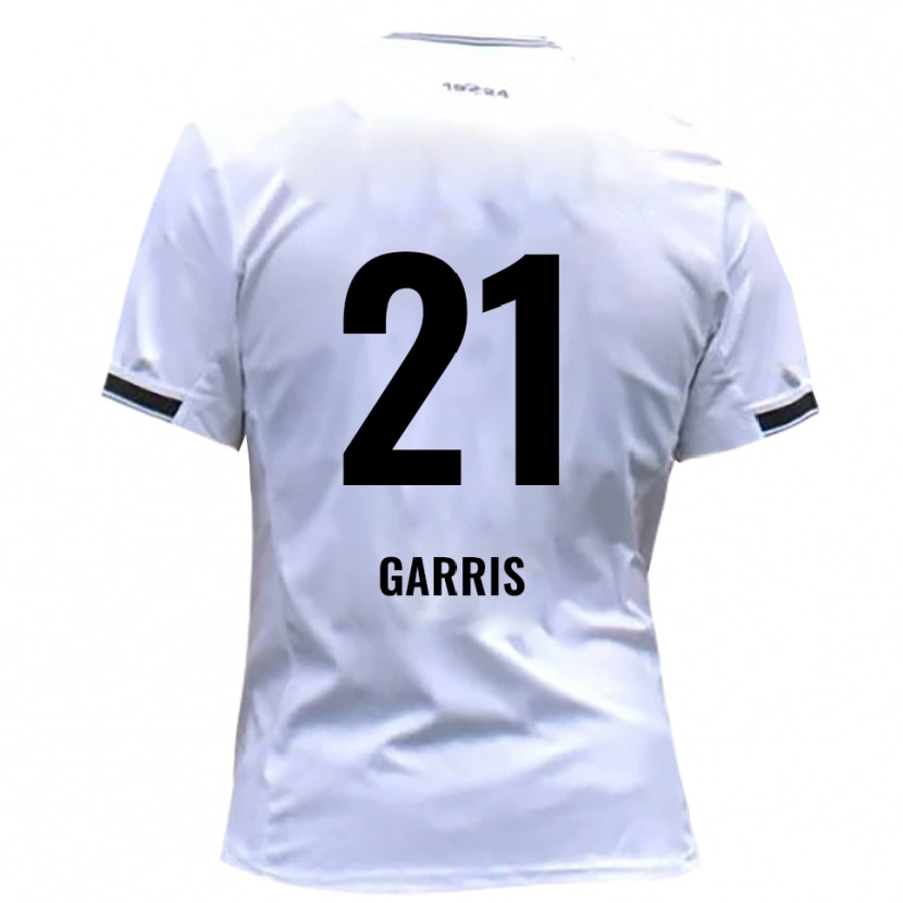 Danxen Barn Jaden-Romero Garris #21 Vit Röd Hemmatröja Matchtröjor 2025/26 Tröjor T-Tröja